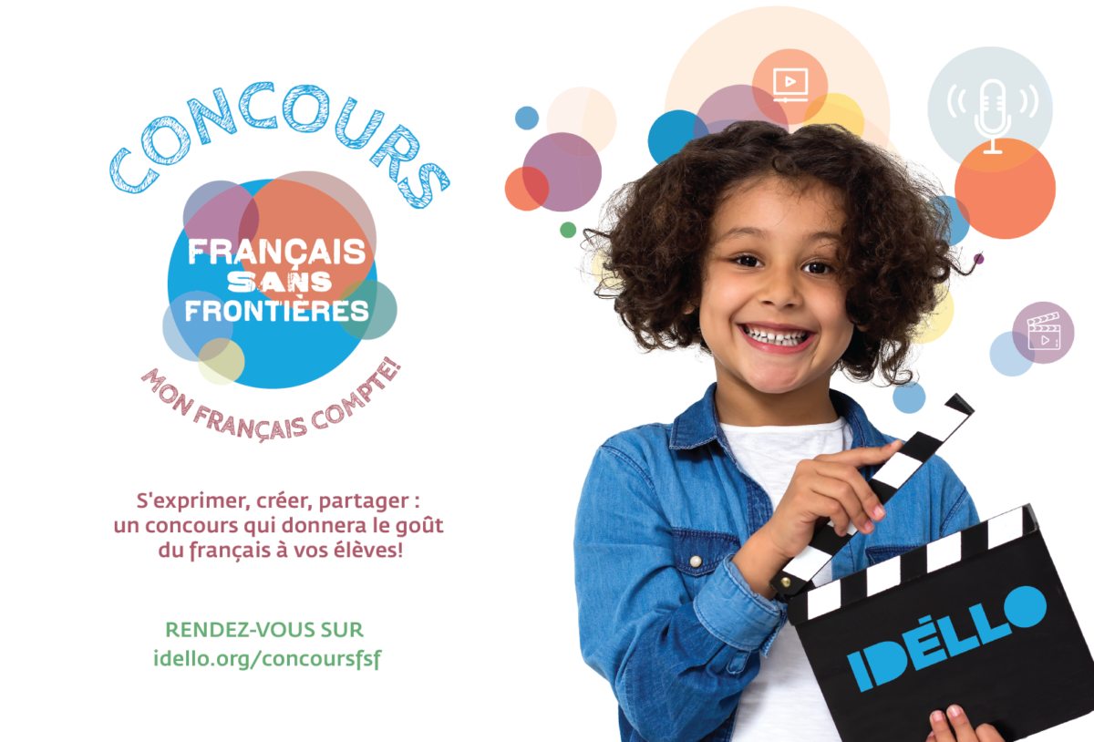 Affiche concours FRANÇAIS SANS FRONTIÈRES